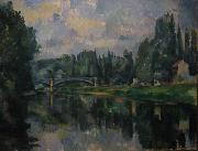 Paul Cezanne Bridge at Cereteil oil painting on canvas